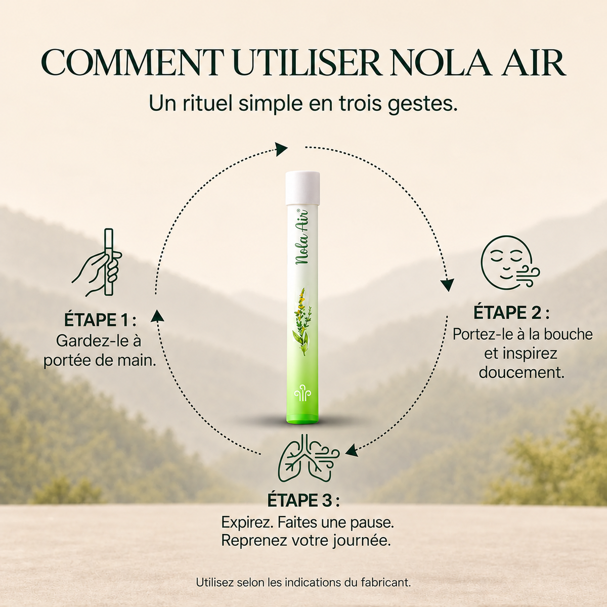 Nola Air™ : l’inhalateur à la molène pour votre confort respiratoire NolaAir
