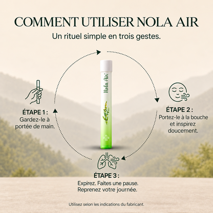 Nola Air™ : l’inhalateur à la molène pour votre confort respiratoire NolaAir