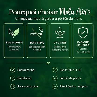 Nola Air™ : l’inhalateur à la molène pour votre confort respiratoire NolaAir